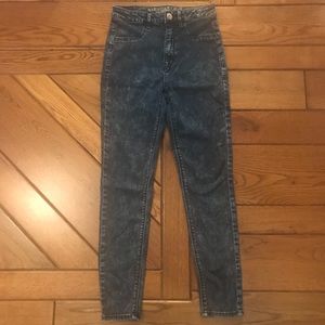 American Eagle Acid Wash Jeggings